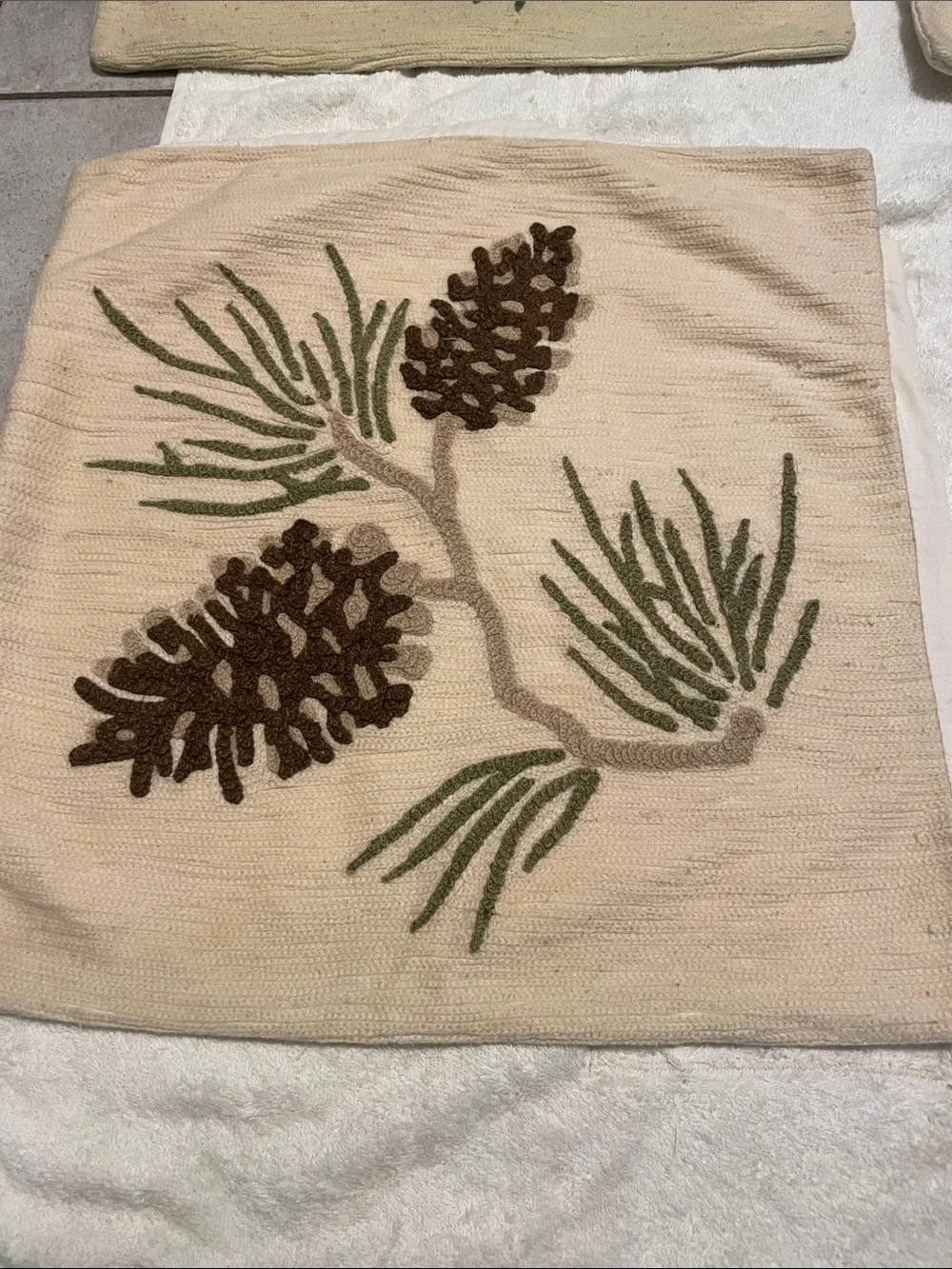 Pottery Barn Embroidered Pillow Covers